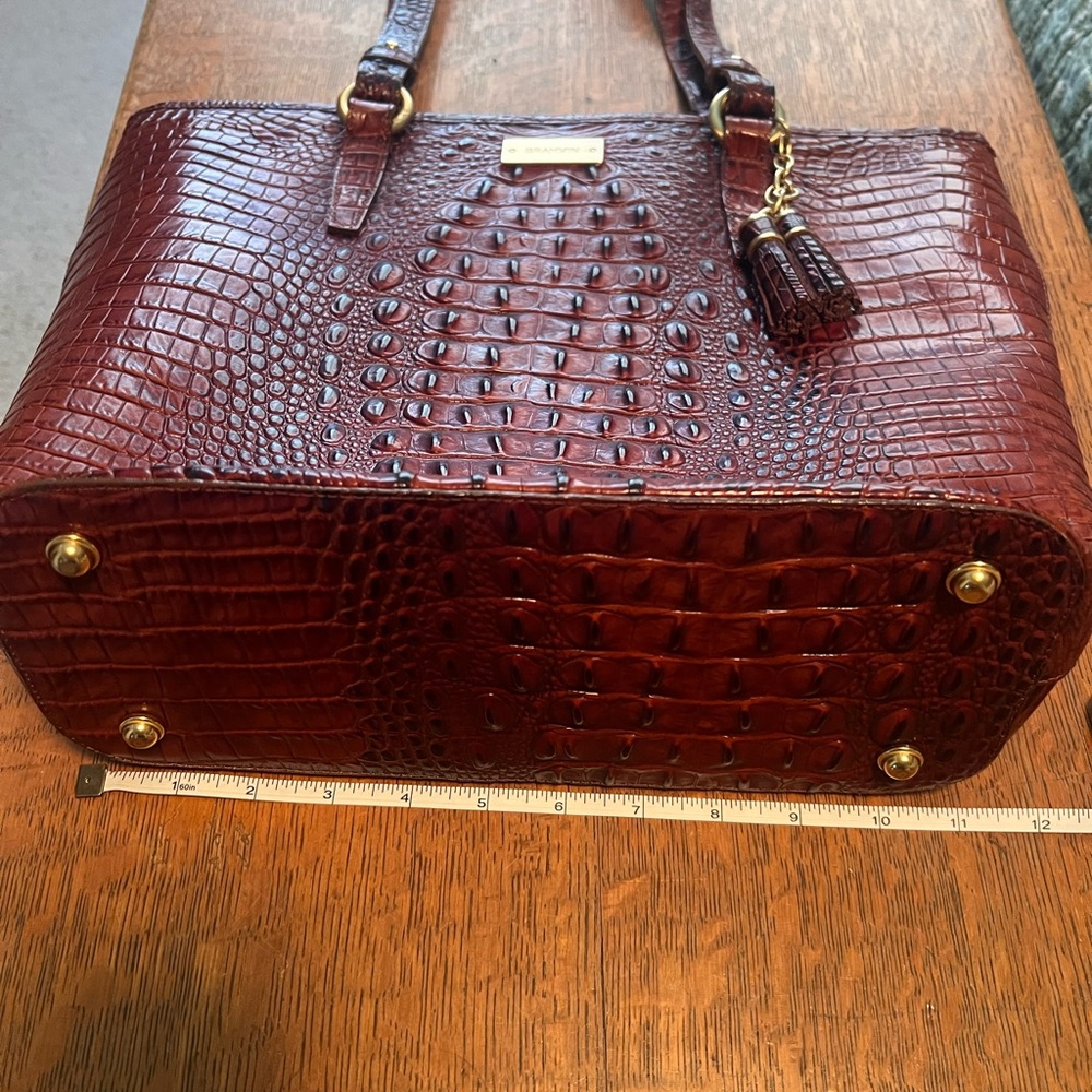 Brahmin Asher Tote Shoulder Bag PECAN - Picture 9 of 11